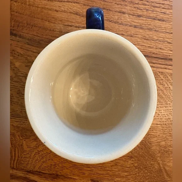 Boleslawiec Polish pottery hand-painted Blue and white Coffee mug - Picture 6 of 7